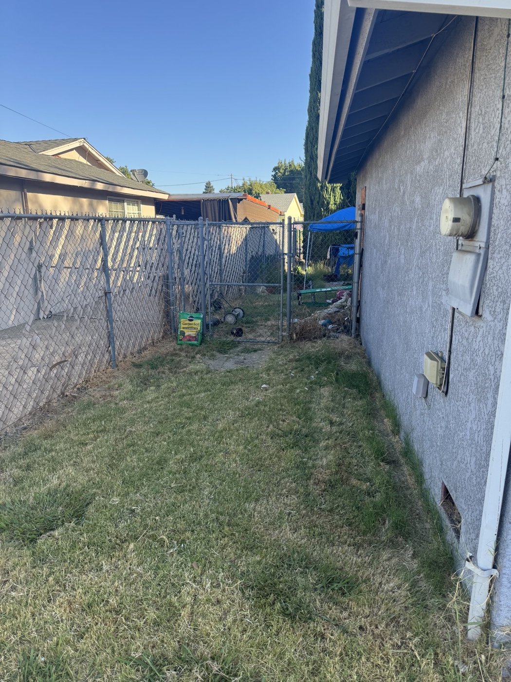 After: driveway entry clear and clean